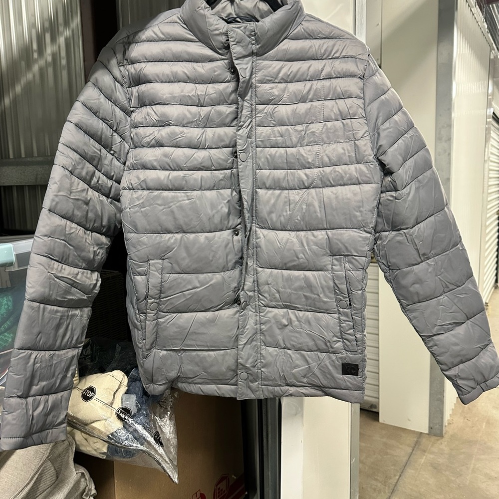 Kenneth Cole Reaction Black Puffer Jacket